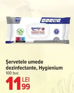 Carrefour Servețele umede dezinfectante, Hygienium Ofertă