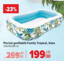 Carrefour Piscină gonflabilă Family Tropical, Intex Ofertă