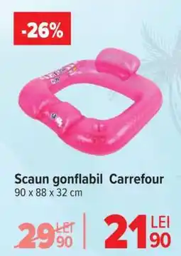 Carrefour Scaun gonflabil Carrefour Ofertă