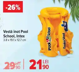 Carrefour Vestă înot Pool School, Intex Ofertă