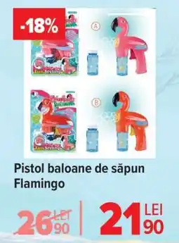 Carrefour Pistol baloane de săpun Flamingo Ofertă