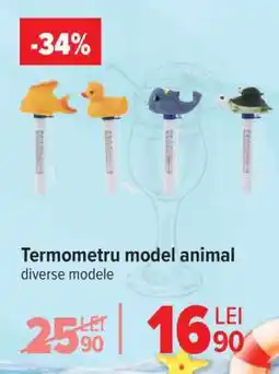 Carrefour Termometru model animal Ofertă