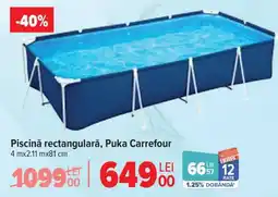 Carrefour Piscină rectangulară, Puka Carrefour Ofertă