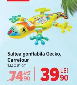 Carrefour Saltea gonflabilă Gecko, Carrefour Ofertă