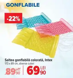 Carrefour Saltea gonflabilă colorată, Intex Ofertă