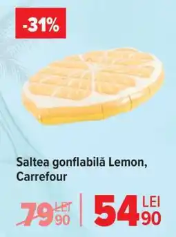 Carrefour Saltea gonflabilă Lemon, Carrefour Ofertă