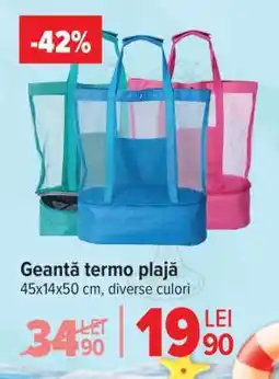 Carrefour Geantă termo plajă Ofertă