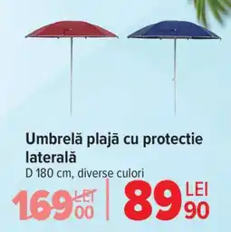 Carrefour Umbrelă plajă cu protecție laterală Ofertă