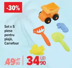 Carrefour Set x 5 piese pentru plajă, Carrefour Ofertă