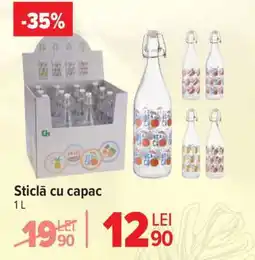 Carrefour Sticlă cu capac Ofertă