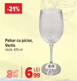 Carrefour Pahar cu picior Vertis Ofertă