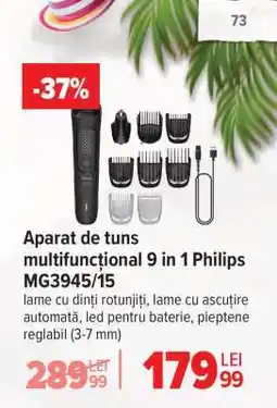 Carrefour Aparat de tuns multifunctional 9 in 1 Philips MG3945/15 Ofertă