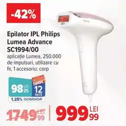 Carrefour Epilator IPL Philips Lumea Advance SC1994/00 Ofertă