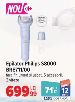 Carrefour Epilator Philips S8000 BRE711/00 Ofertă