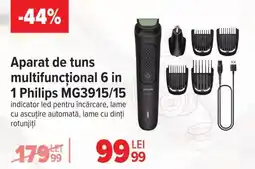 Carrefour Aparat de tuns multifuncțional 6 in 1 Philips MG3915/15 Ofertă