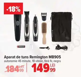 Carrefour Aparat de tuns Remington MB905 Ofertă