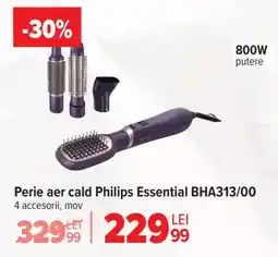 Carrefour Perie aer cald Philips Essential BHA313/00 Ofertă