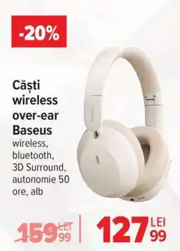 Carrefour Căști wireless over-ear Baseus Ofertă