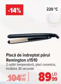 Carrefour Placă de îndreptat părul Remington S1510 Ofertă