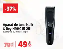 Carrefour Aparat de tuns Nalk & Rey NRHC15-25 Ofertă