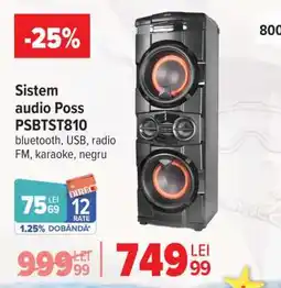 Carrefour Sistem audio Poss PSBTST810 Ofertă