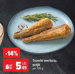 Carrefour Trunchi merluciu prăjit Ofertă