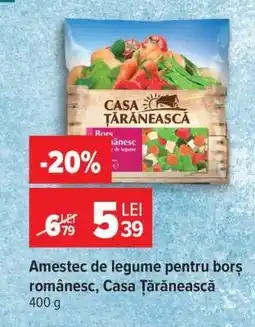 Carrefour Amestec de legume pentru borș românesc, Casa Țărănească Ofertă