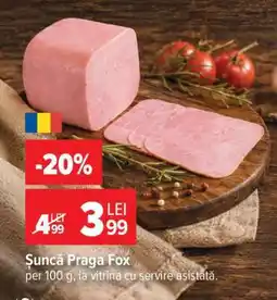 Carrefour Șuncă Praga Fox Ofertă