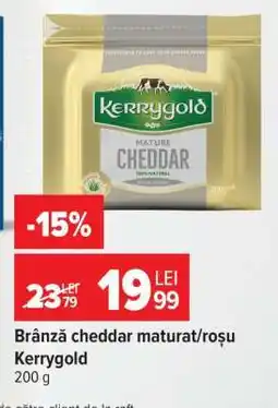 Carrefour Brânză cheddar maturat/roșu Kerrygold Ofertă
