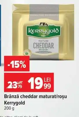 Carrefour Brânză cheddar maturat/roșu Kerrygold Ofertă