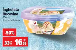 Carrefour Înghețată Bucovina Ofertă