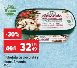 Carrefour Înghețată cu ciocolată și alune, Amando Ofertă