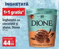 Carrefour Înghețată cu ciocolată și alune, Dione Ofertă