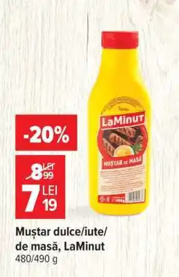 Carrefour Muștar dulce/iute/de masă, LaMinut Ofertă