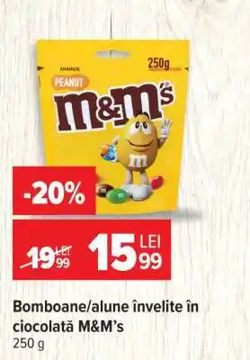 Carrefour Bomboane/alune învelite în ciocolată M&M’S Ofertă