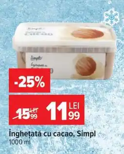 Carrefour Înghețată cu cacao, Simpl Ofertă