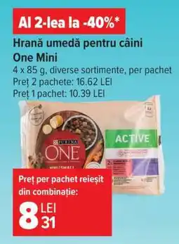Carrefour Hrană umedă pentru câini One Mini Ofertă