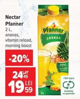 Carrefour Nectar Pfanner Ofertă