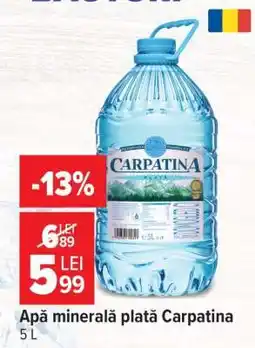Carrefour Apă minerală plată, Carpatina Ofertă