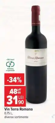 Carrefour Vin Terra Romana Ofertă