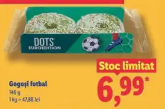 Lidl Gogoși fotbal Ofertă