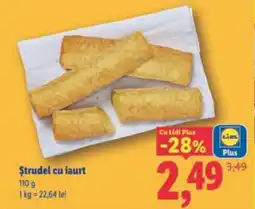 Lidl Ștrudel cu iaurt Ofertă