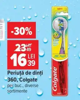 Carrefour Periuță de dinți 360, Colgate Ofertă