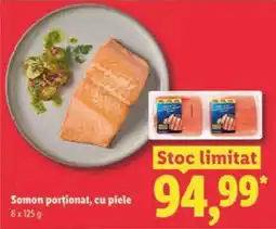 Lidl Somon porționat, cu piele Ofertă