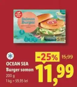 Lidl OCEAN SEA Burger somon Ofertă