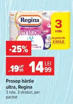 Carrefour Prosop hârtie ultra, Regina Ofertă