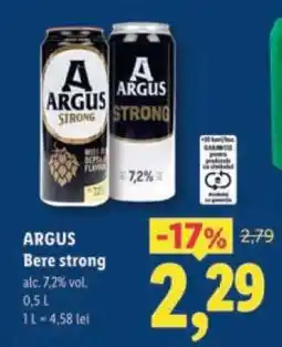 Lidl ARGUS Bere strong Ofertă