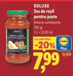 Lidl DELUXE Sos de roșii pentru paste Ofertă