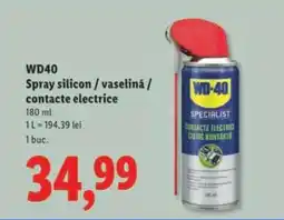 Lidl WD40 Spray silicon / vaselină / contacte electrice Ofertă