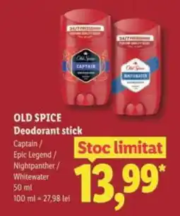 Lidl OLD SPICE Deodorant stick Ofertă